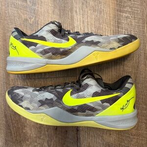 Nike Kobe 8 VIII System Grey Camo Volt